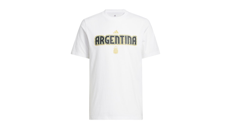 adidas World Cup 2026 Argentina Home Graphic Tee White