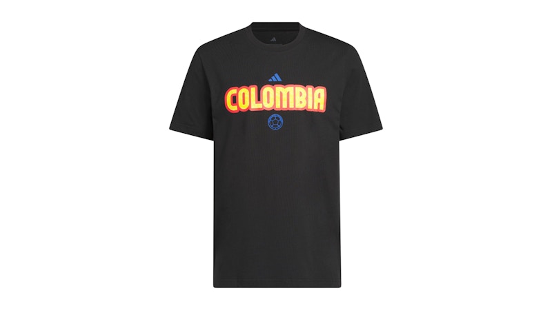 adidas World Cup 2026 Colombia Home Graphic Tee Black