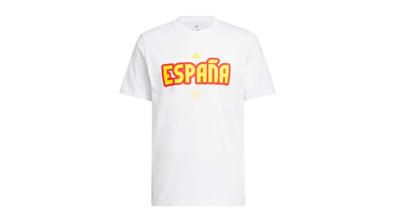 adidas World Cup 2026 Spain Home Graphic Tee White