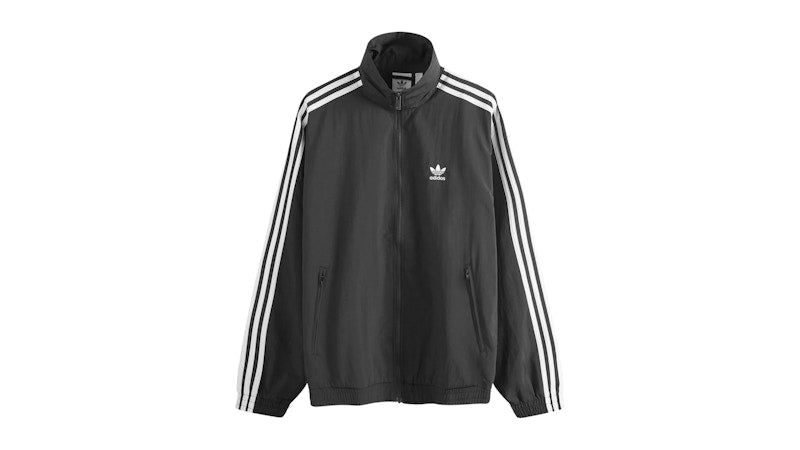 adidas Woven Firebird Track Top Black