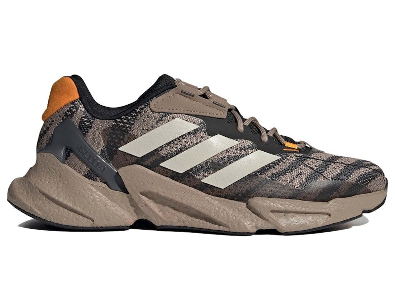 adidas X9000L4 Chalky Brown Bright Orange