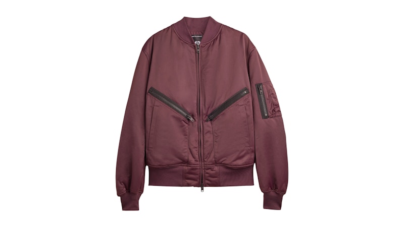 adidas Y-3 Bomber Jacket Shadow Maroon