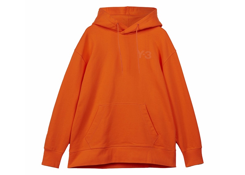 adidas Y-3 Classic Chest Logo Hoodie Orange