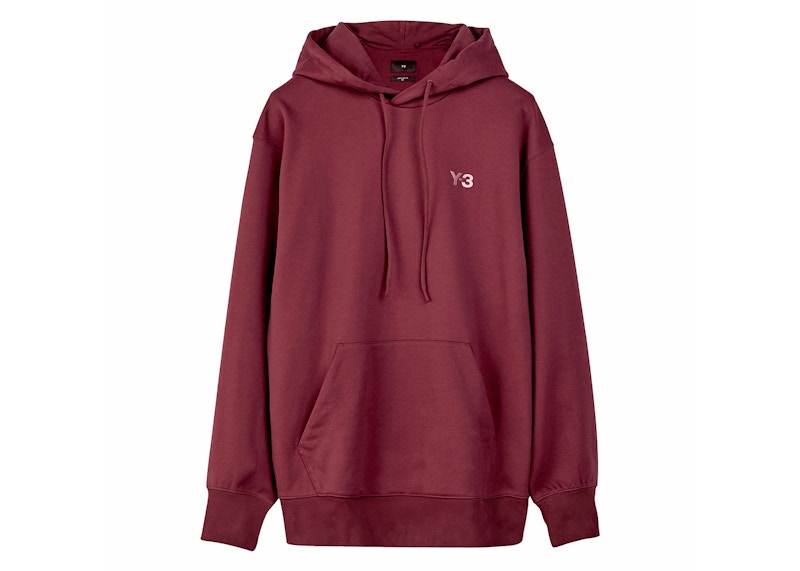 adidas Y-3 French Terry Hoodie Shadow Red