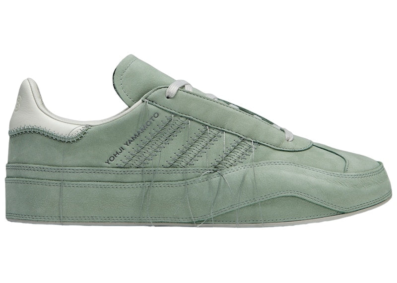 adidas Y-3 Gazelle Silver Green Off White Light Brown