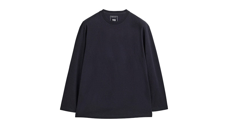 adidas Y-3 Graphic Long Sleeve Tee Black
