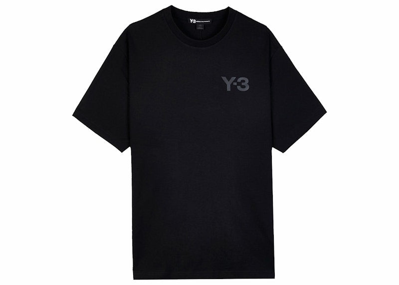 adidas Y-3 Logo Short Sleeve Tee Black