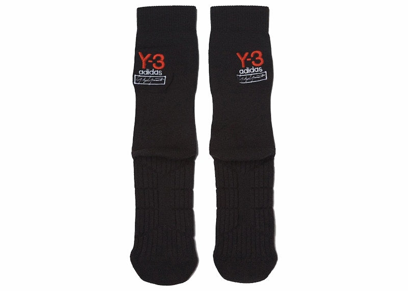 adidas Y-3 Logo Socks Black