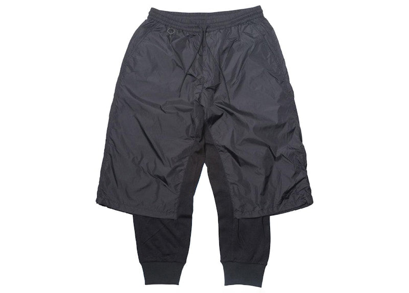 adidas Y-3 Nylon Mix Track Pants Black
