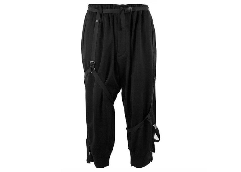 adidas Y-3 Parachute Cropped Pants Black
