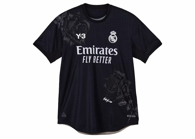 adidas Y-3 Real Madrid 23/24 Special Edition Trikot Authentic Jersey Black
