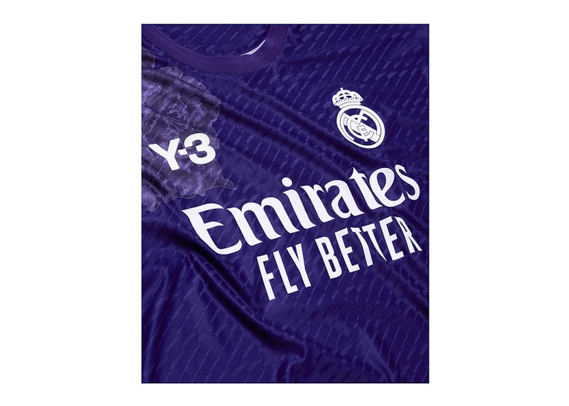 adidas Y-3 Real Madrid 23/24 Special Edition Trikot Authentic Jersey Dark Purple