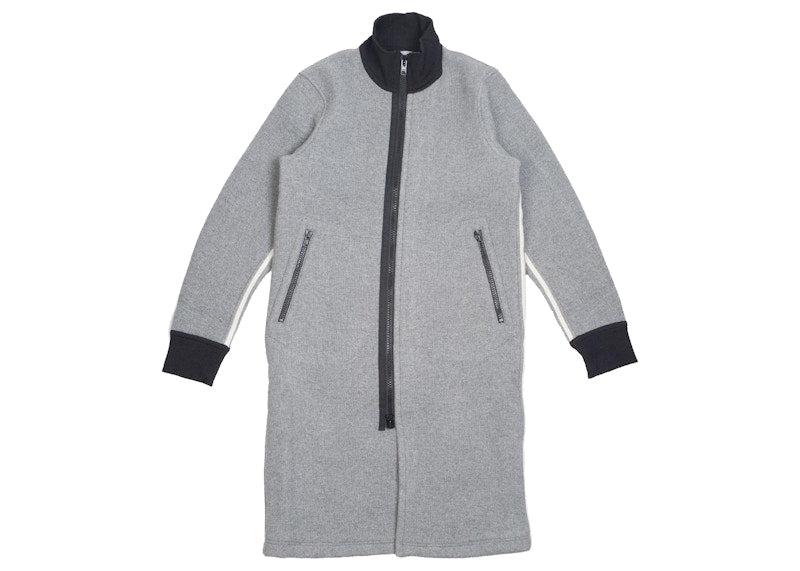 adidas Y-3 Spacer Wool Coat Gray/Off White