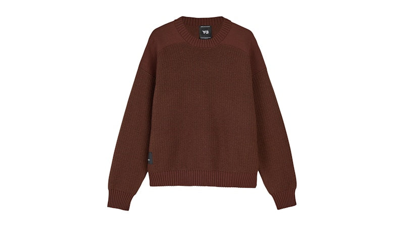 adidas Y-3 UT Knit Crew Sweater Mystery Brown