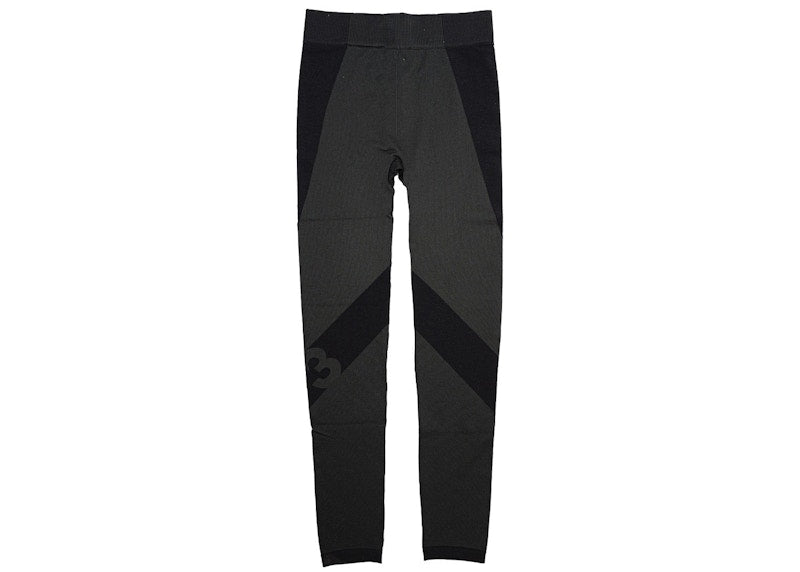 adidas Y-3 Women Classic Seamless Knit Tights Black/Carbon