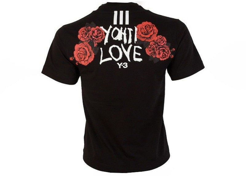 adidas Y-3 Women Yohji Love Tubular Short Sleeve Tee Black