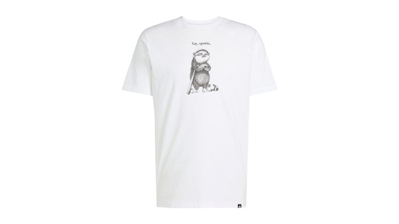 adidas Yay Sports Character Graphic Tee White