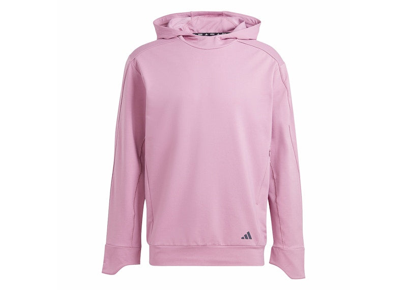 adidas Yoga Training Hooded Sweatshirt Wonder Orchid/Pulse Lime