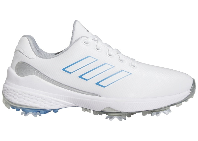 adidas ZG23 Golf Cloud White Blue Fusion Met. Silver Metallic (Women's)