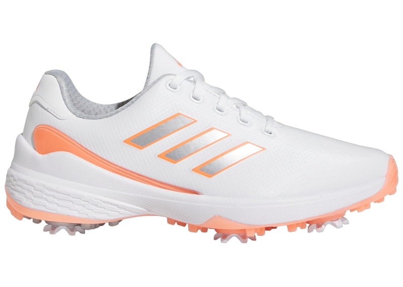 adidas ZG23 Golf Cloud White Silver Metallic Coral Fusion (Women's)