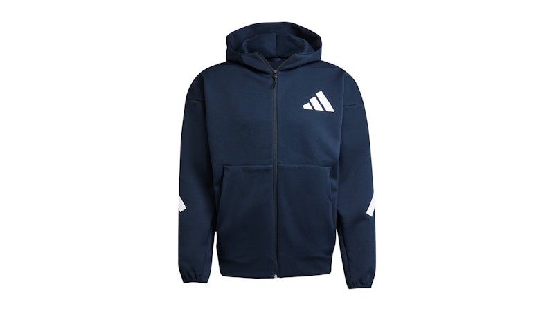 adidas Z.N.E. Full-Zip Hooded Track Jacket Aurora Ink