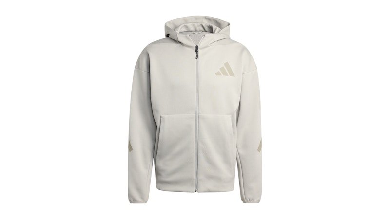 adidas Z.N.E. Full-Zip Hooded Track Jacket Metal Grey