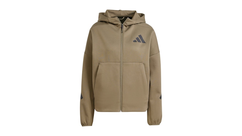 adidas Z.N.E. Full-Zip Hoodie Olive Strata