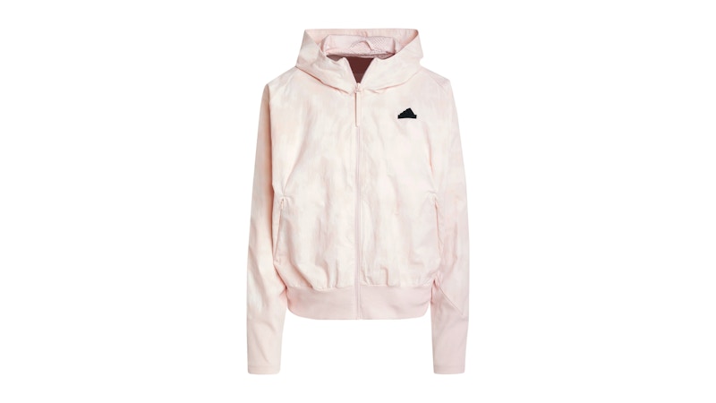 adidas Z.N.E. Woven Full-Zip Hoodie Multicolor/Sandy Pink