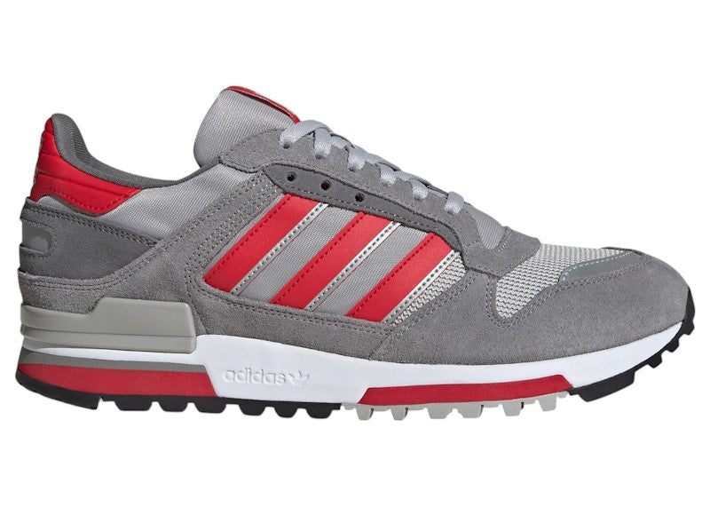 adidas ZX 600 Grey Three Better Scarlet Grey Two