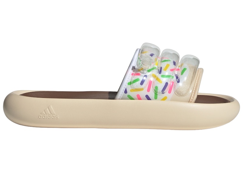 adidas Zplaash Slides Crystal Sand Preloved Brown Cloud White