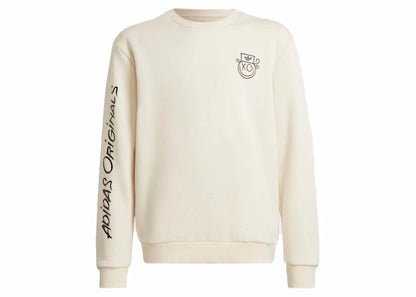 adidas originals x Andre Saraiva Crew Kids Sweatshirt White