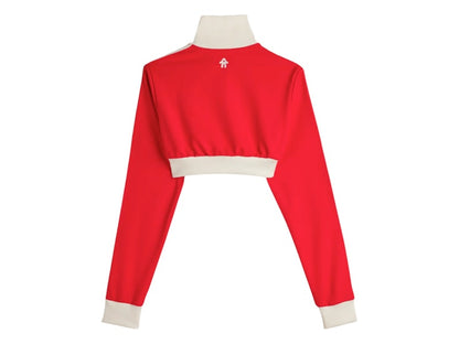 adidas x Avavav Cropped Track Top Better Scarlet