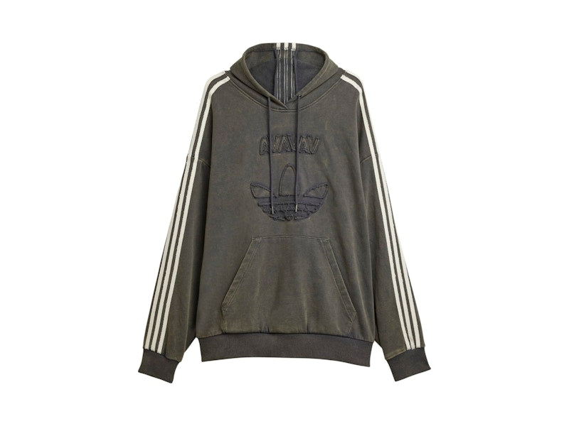 adidas x Avavav Shoulderless Hoodie Navy/Grey