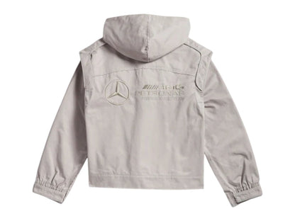 adidas x Bad Bunny x Mercedes-AMG F1 Racing Zip Up Balaclava Track Top Grey