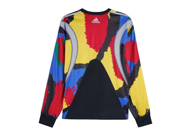 adidas x Brain Dead Long Sleeve Jersey Black/EQT Yellow