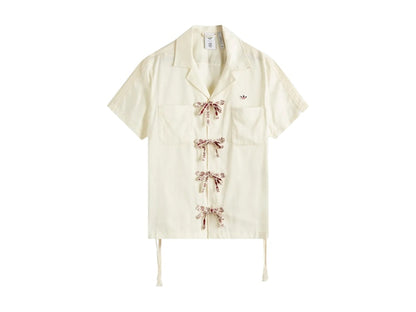 adidas x CLOT Bowling Shirt Cream White