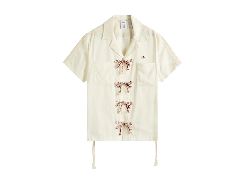 adidas x CLOT Bowling Shirt Cream White