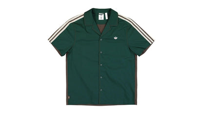 adidas x CLOT Bowling Shirt Dark Brown