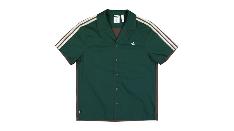 adidas x CLOT Bowling Shirt Dark Brown