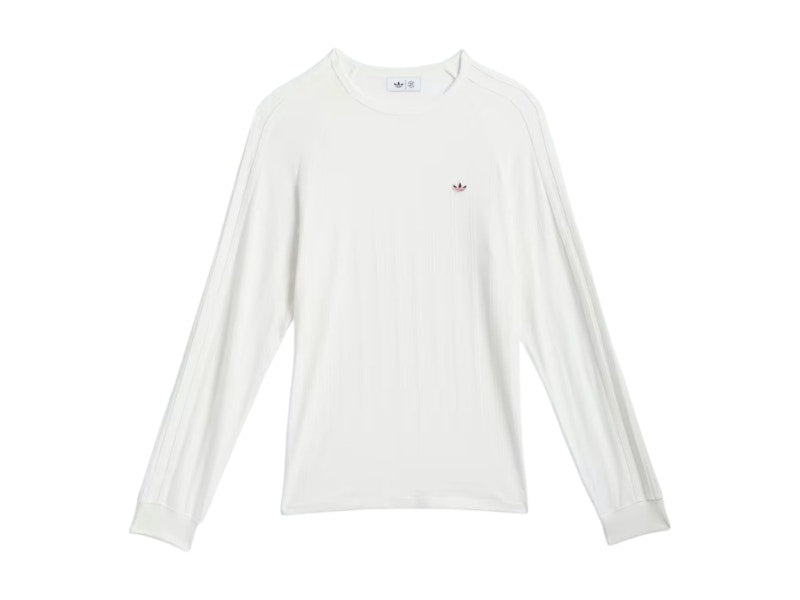 adidas x CLOT Edison Chen Long Sleeve Ribbed Tee Core White