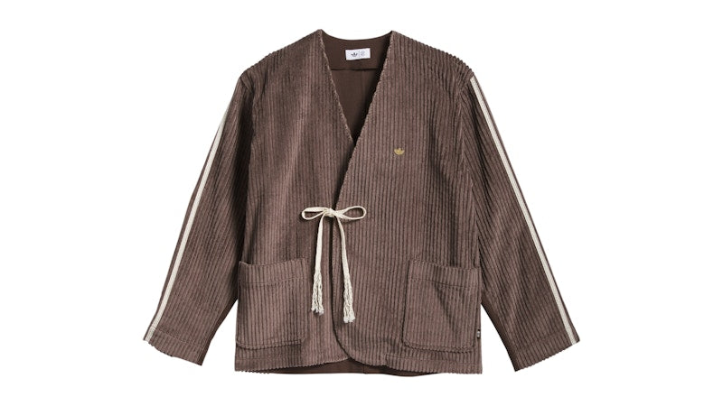 adidas x CLOT Edison Chen Sports Jacket Dark Brown