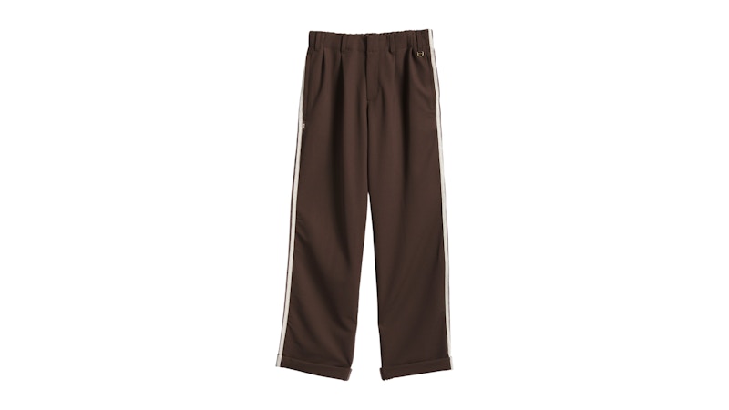 adidas x CLOT Edison Chen Sports Pants Dark Brown