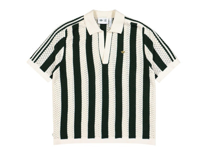 adidas x CLOT Knit Polo (Asia Sizing) Green Night/Cream White