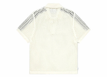 adidas x Edison Chen Crochet Polo Shirt White