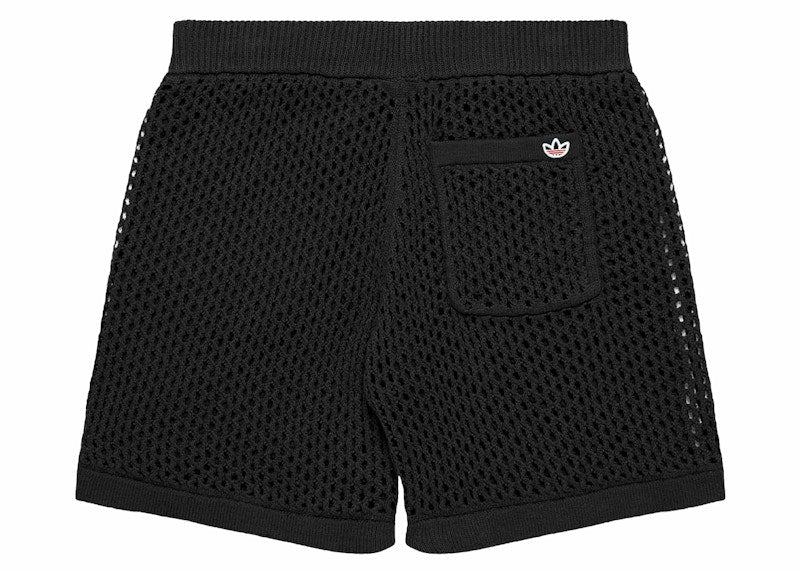 adidas x Edison Chen Crochet Shorts Charcoal