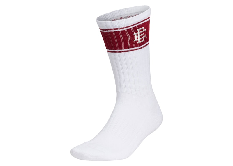 adidas x Eric Emanuel Indiana Midnight Madness Crew Socks White