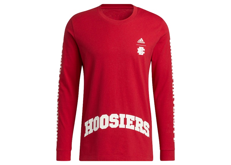 adidas x Eric Emanuel Indiana Midnight Madness Graphic L/S Tee Team Victory Red