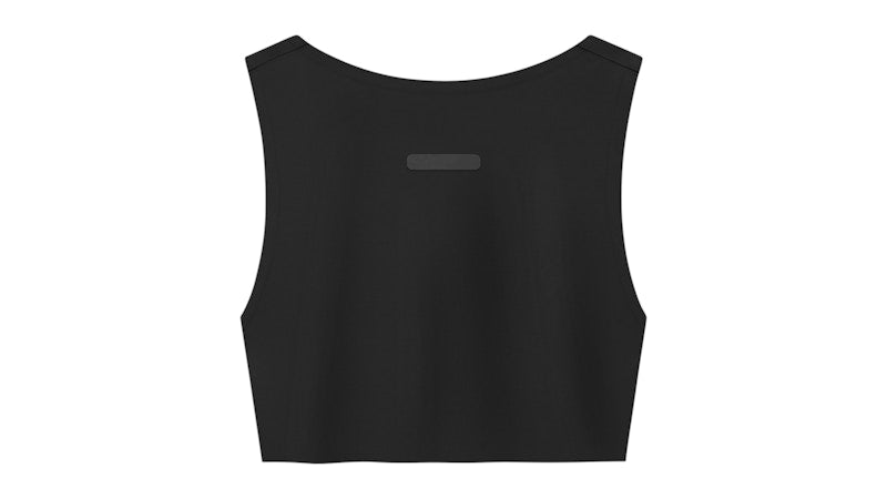 adidas x Fear of God Athletics Women's Crew Neck Cropped Tank Top Black