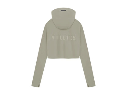 adidas x Fear of God Athletics Women's Crop Pullover Hoodie Clay