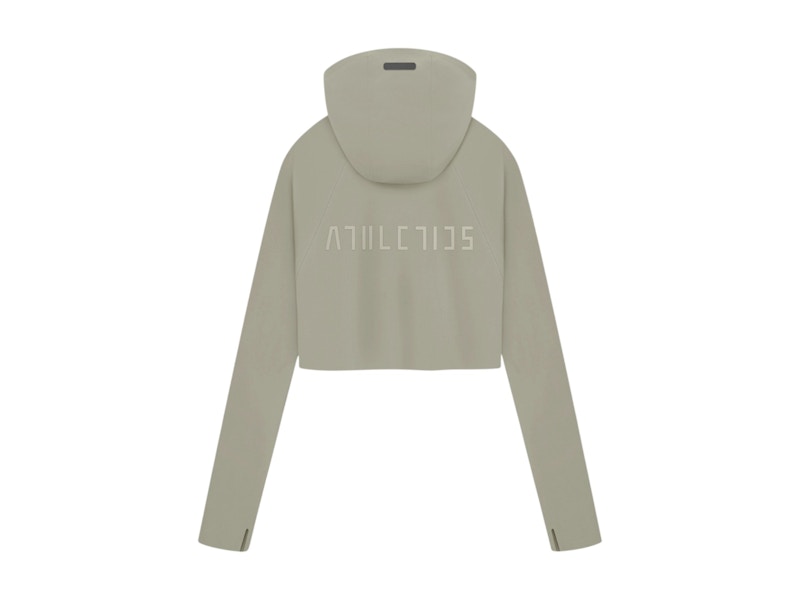 adidas x Fear of God Athletics Women's Crop Pullover Hoodie Clay